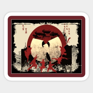 art images about the Wutang clan Sticker